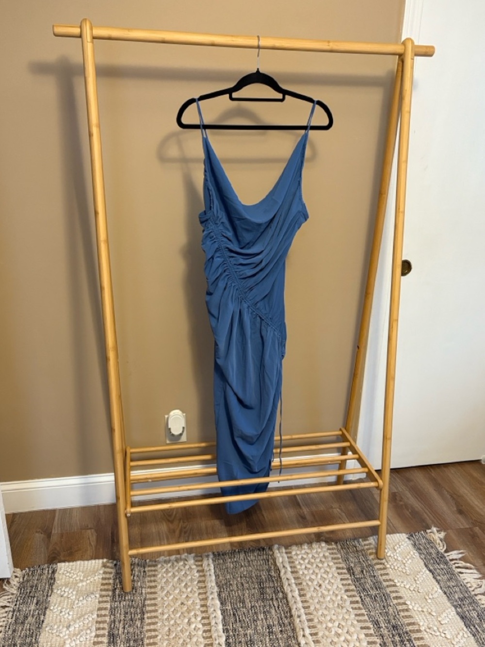 Abercrombie & Fitch Asymmetrical Cinched Dress SIZE (Large Tall)